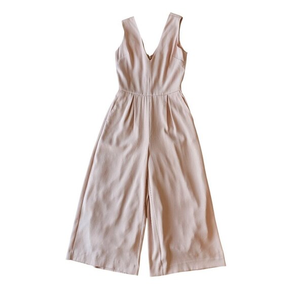 Babaton Aritzia Marcus Sleeveless Jumpsuit Romper Light Pink Sz 2 - Picture 2 of 12